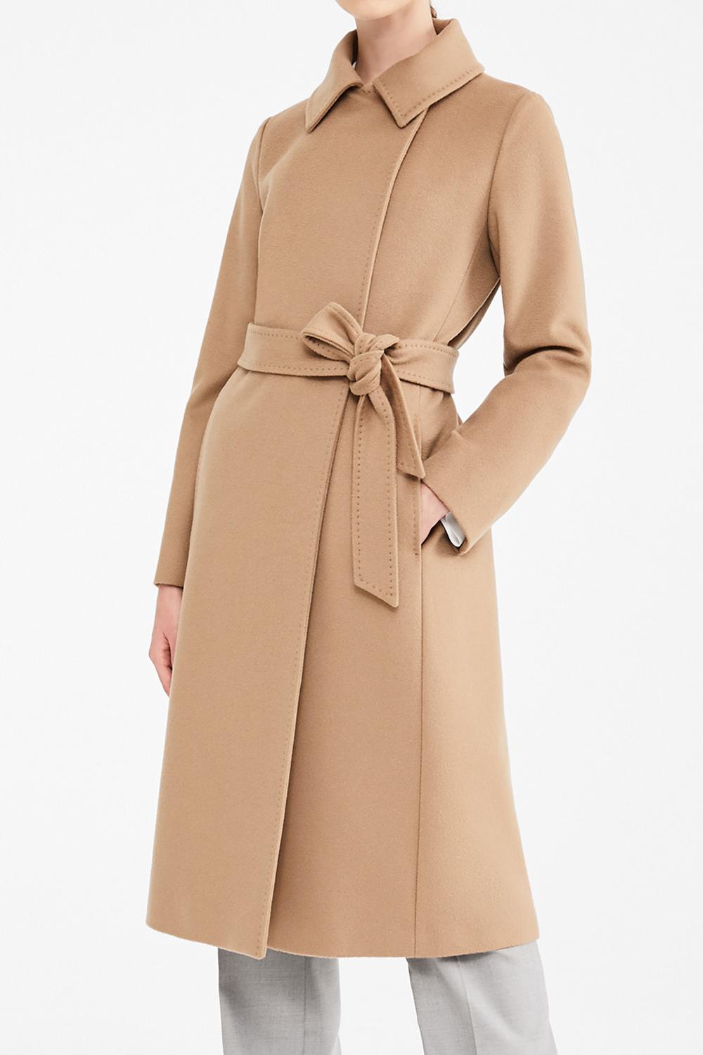 Cappotto a vestaglia in lana<BR/> BCOLLAG 048BEIGE Max Mara Studio