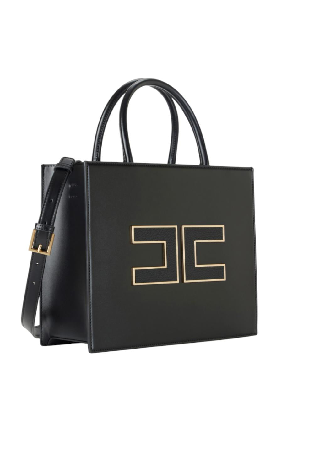 Tote grande con logo<BR/> BS32A 56E2110 Elisabetta Franchi