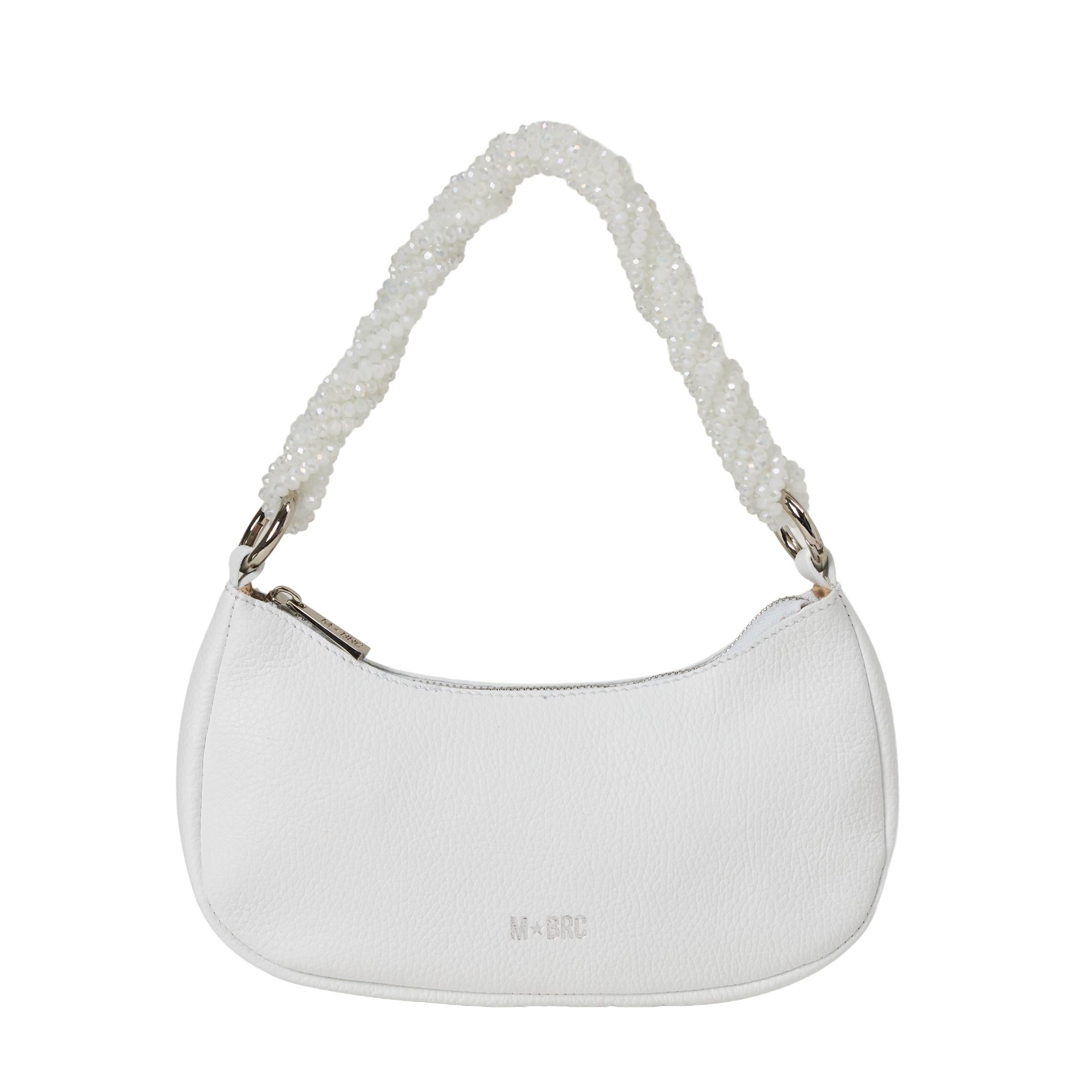 BORSA IN PELLE LINEA GEMMA H281 /BIANCO M Brc