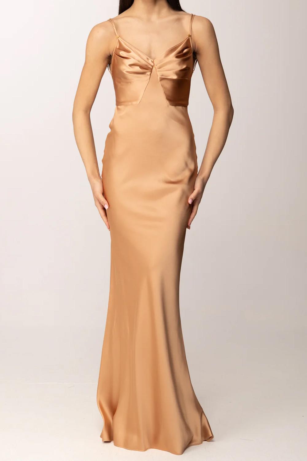 Abito Red Carpet in raso ABR33 62E2EV8 Elisabetta Franchi