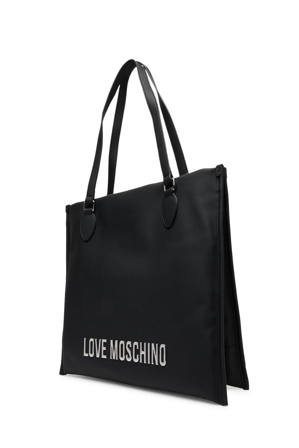 Shopping bag in tessuto morbido<BR/> JC4020PP1N KD000B Love Moschino