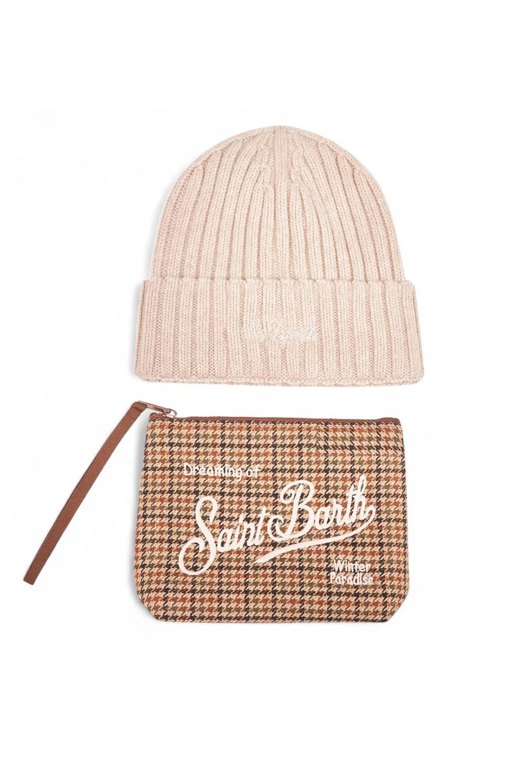 Box Regalo MC2 Saint Barth con Pochette Aline e Berretto in Lana BOX0022 /03243I Mc2 Saint Barth