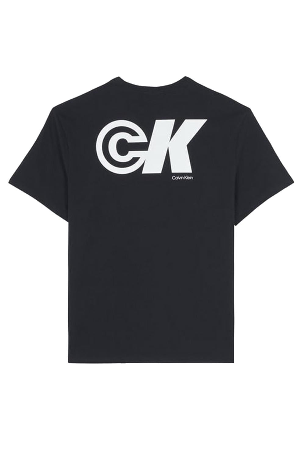 T-shirt con logo monogramma grafico sportivo<BR/> LV04RC835G UB1 Calvin Klein