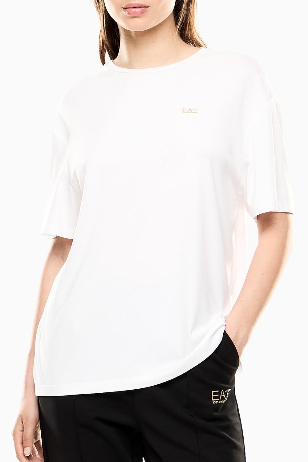 T-shirt Core Lady Relax in misto viscosa 7W000189 AF13919U0002 EA7 Emporio Armani