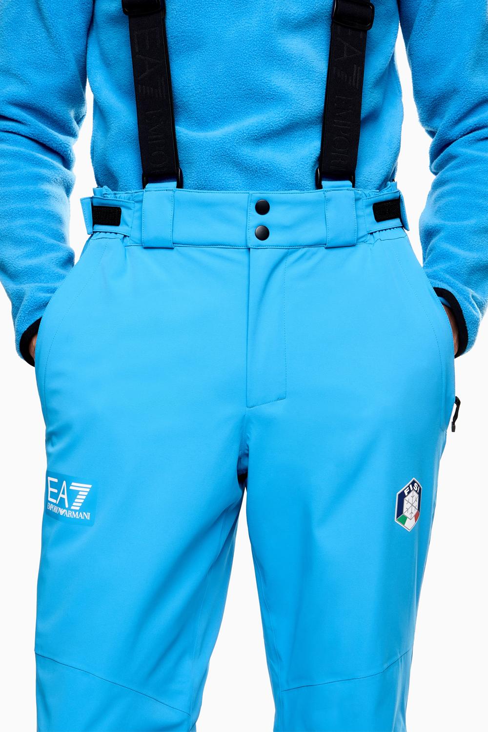 Pantaloni da sci Collezione FISI in tessuto tecnico PROTECTUM7 ed imbottitura in STRATUM7 7M002633 AF26236M9092 EA7 Emporio Armani