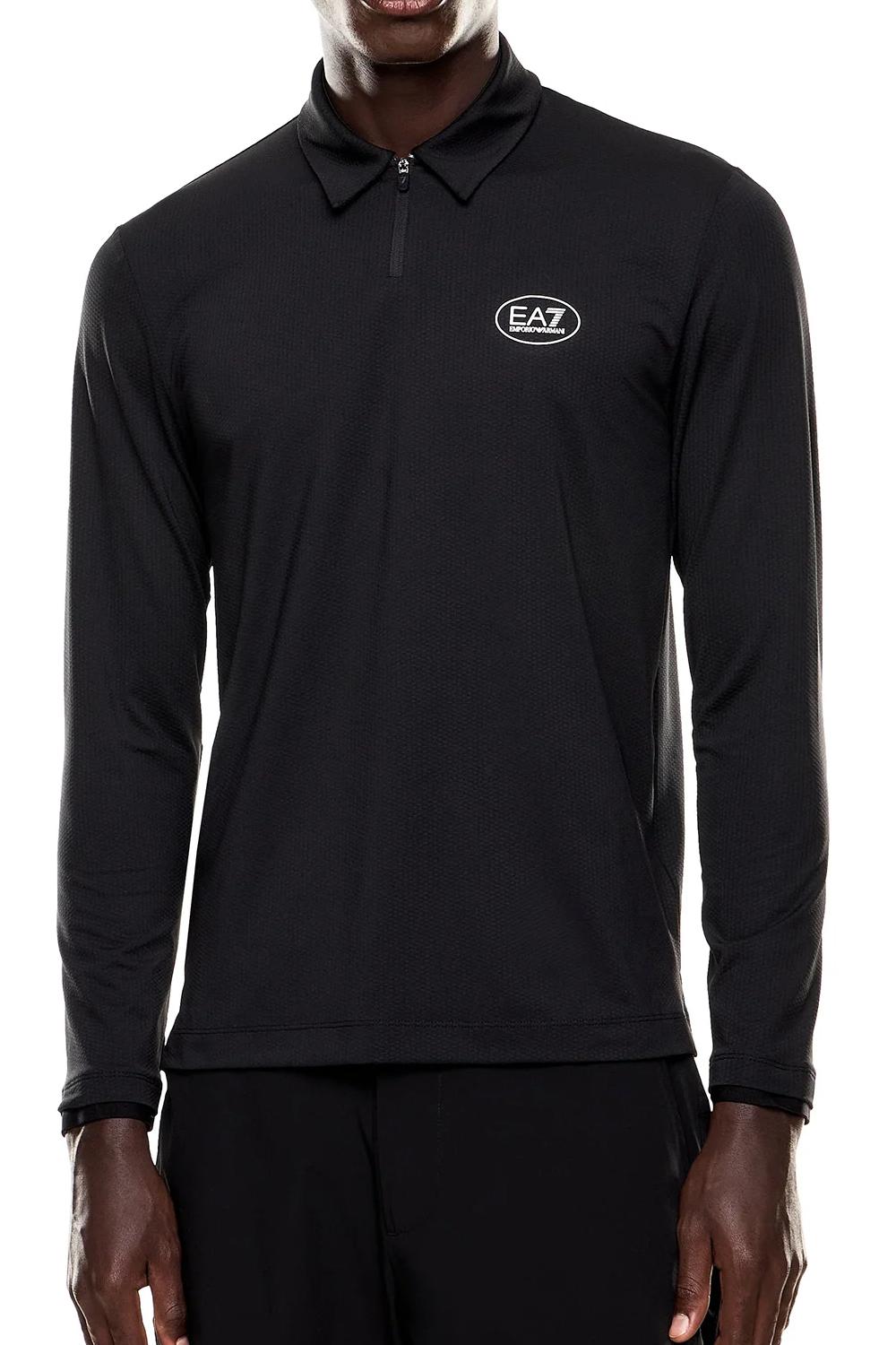 Polo a maniche lunghe Golf Pro in tessuto tecnico VENTUS7 7M000867 AF13755UC001 EA7 Emporio Armani