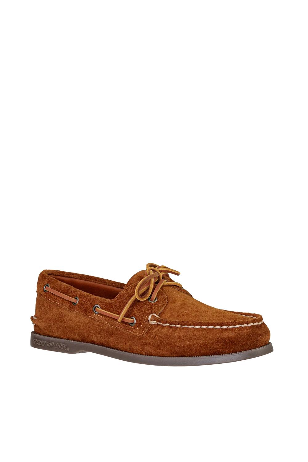Mocassino Uomo Sperry AO Cloud J.Crew in Pelle Scamosciata AOCLOUDJCREW /TAN LEATHER SUEDE Sperry Top Sider