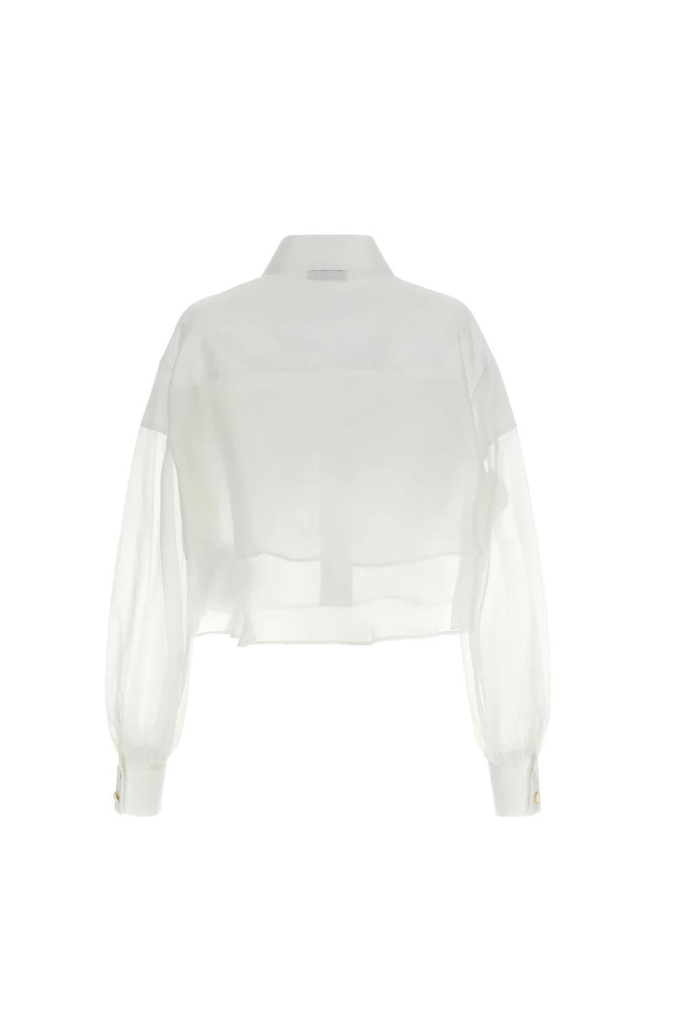 Camicia Elisabetta Franchi in Tessuto Trasparente CA118 61E2360 Elisabetta Franchi