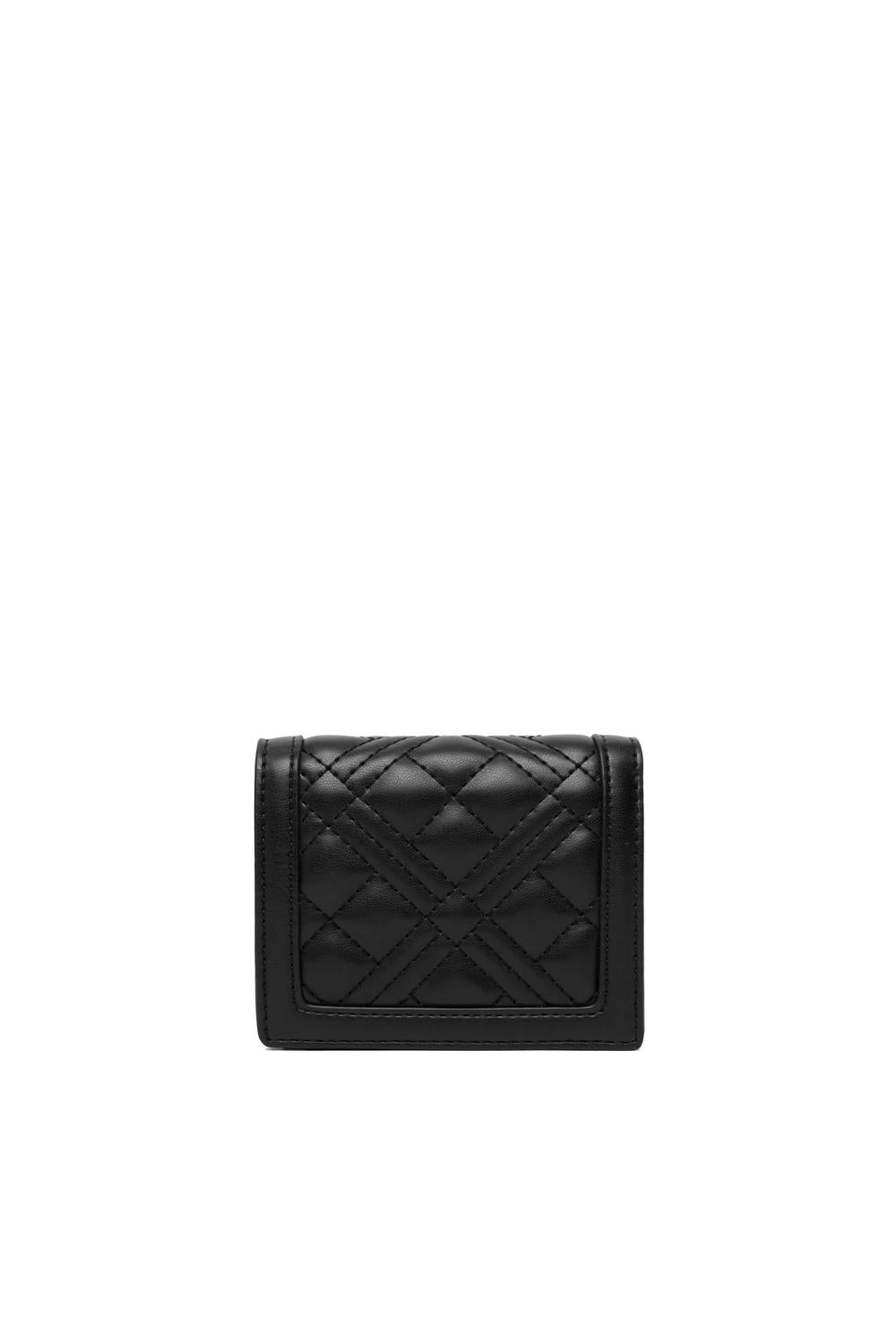 Portafoglio con zip trapuntato con logo JC5601PP1O LA0000 Love Moschino