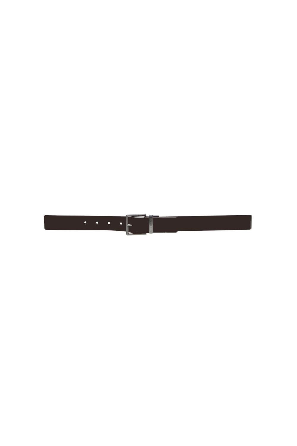 Cintura in pelle con fibbia rettangolare 951000 CC51243420 Armani Exchange