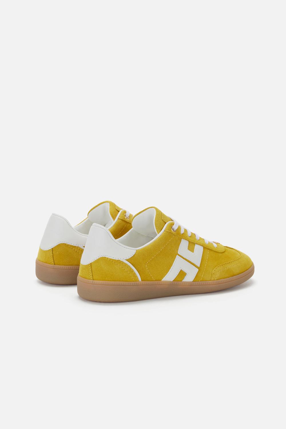 Sneakers Elisabetta Franchi in Nappa con Inserti in Crosta e Logo SA61G 61E2FA5 Elisabetta Franchi
