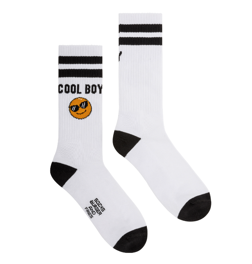 BBF1306 0123 Socks Burger And Fries