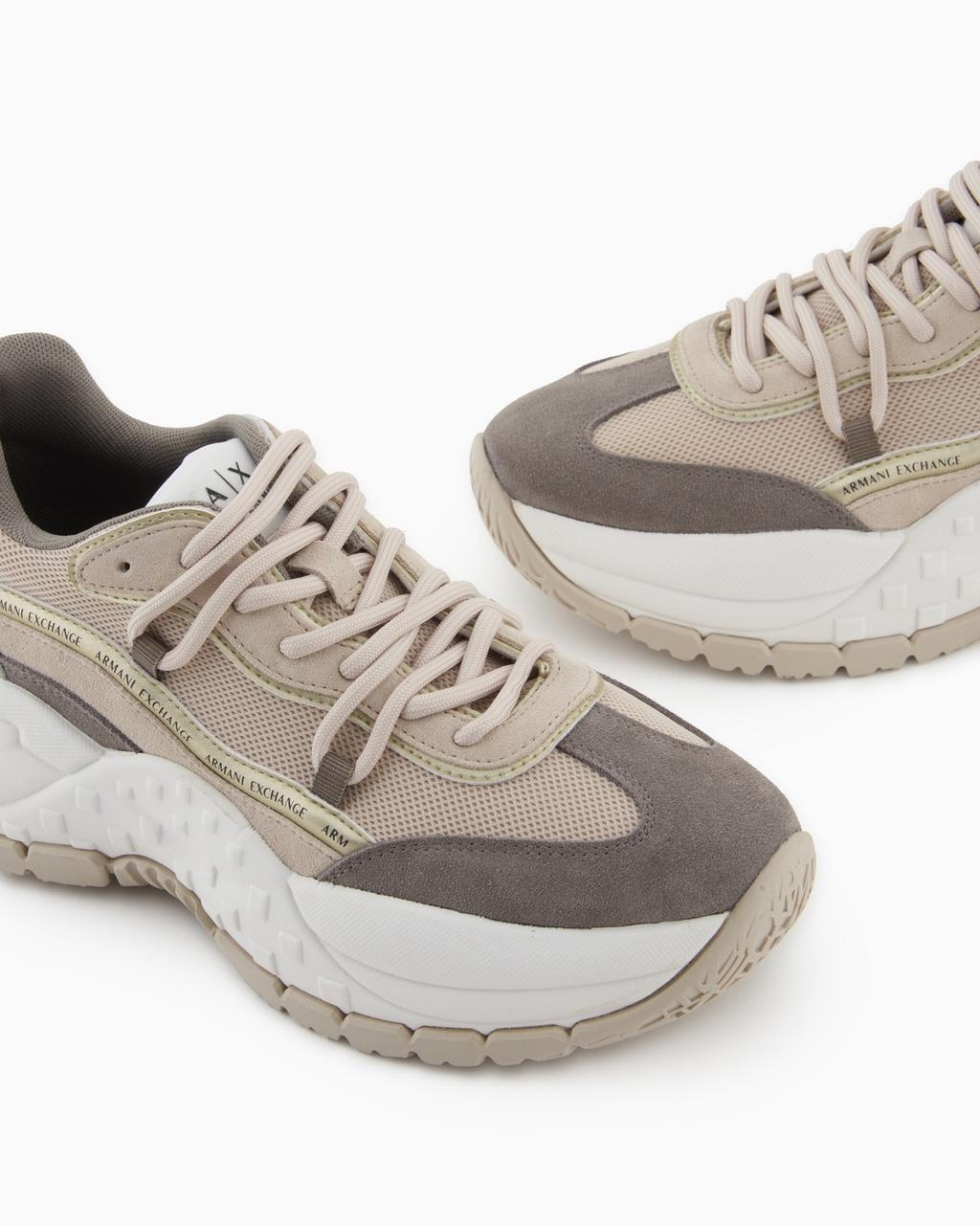 Sneakers con inserti in suede XW001627 AF17447M1176 Armani Exchange