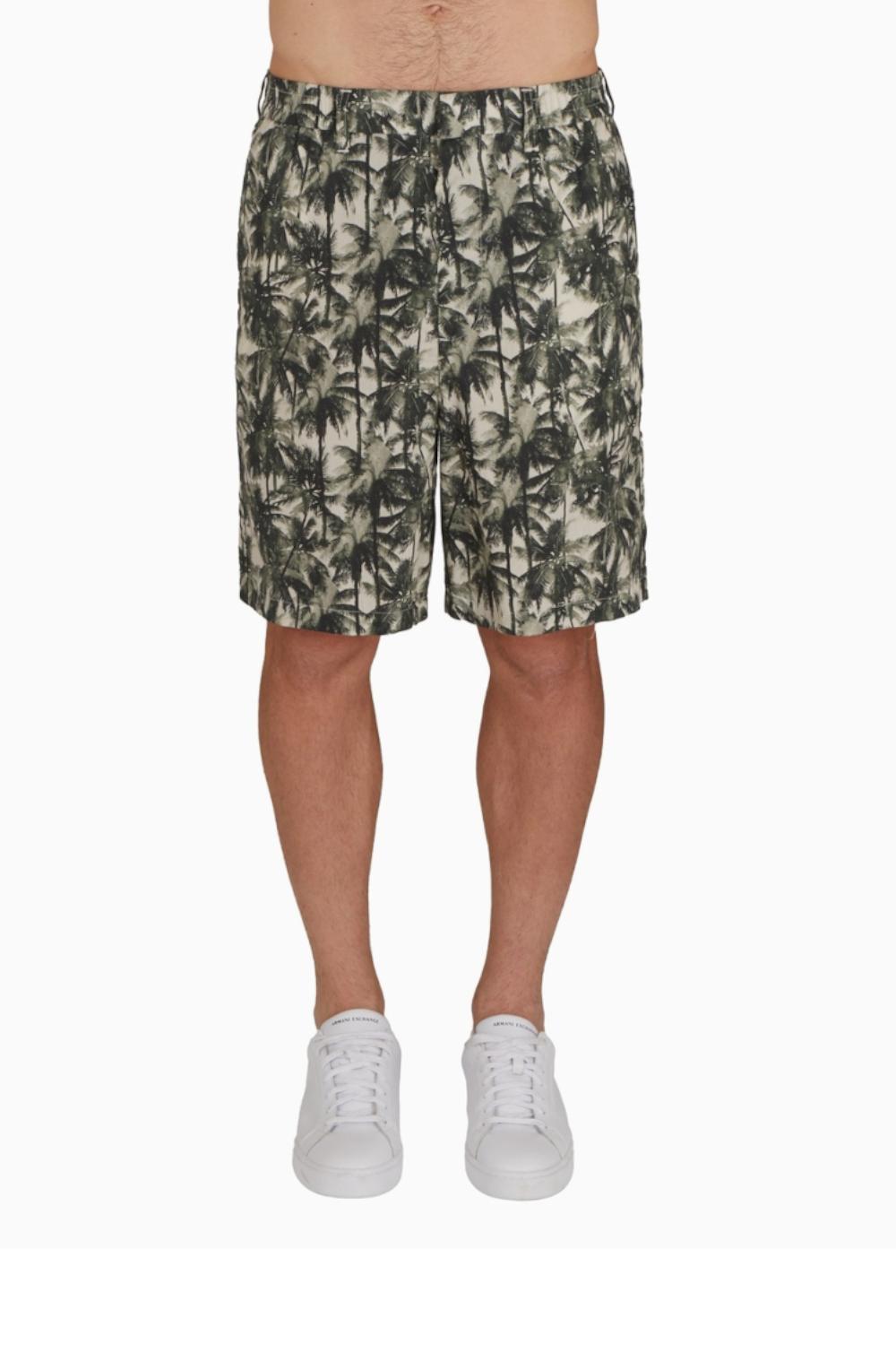 maxi bermuda vestibilità loose fantasia palme XM000427 AF14869F0039 Armani Exchange