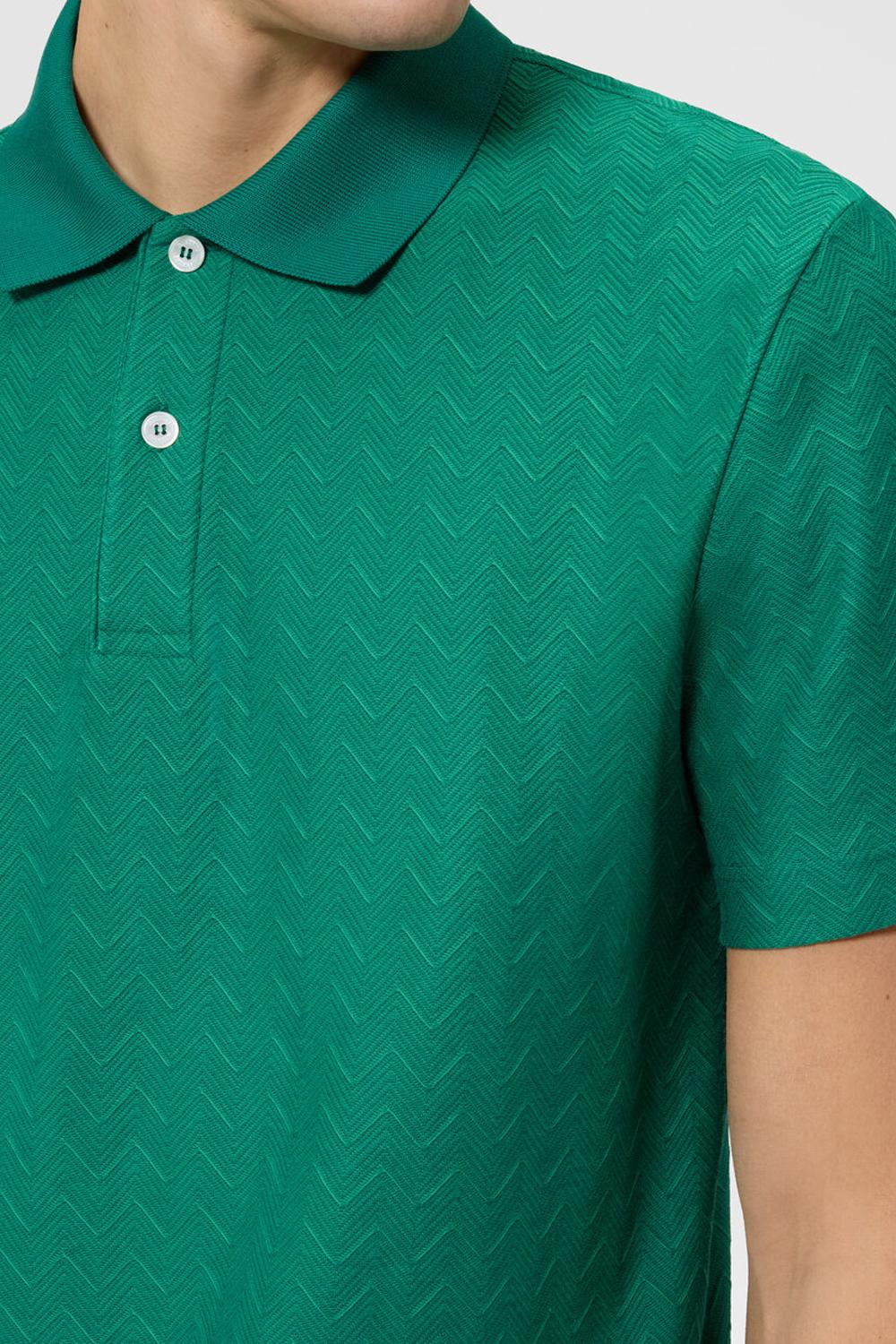 Polo in cotone jacquard con zig zag tono su tono BS26S201 BJ00QMS6164 Missoni