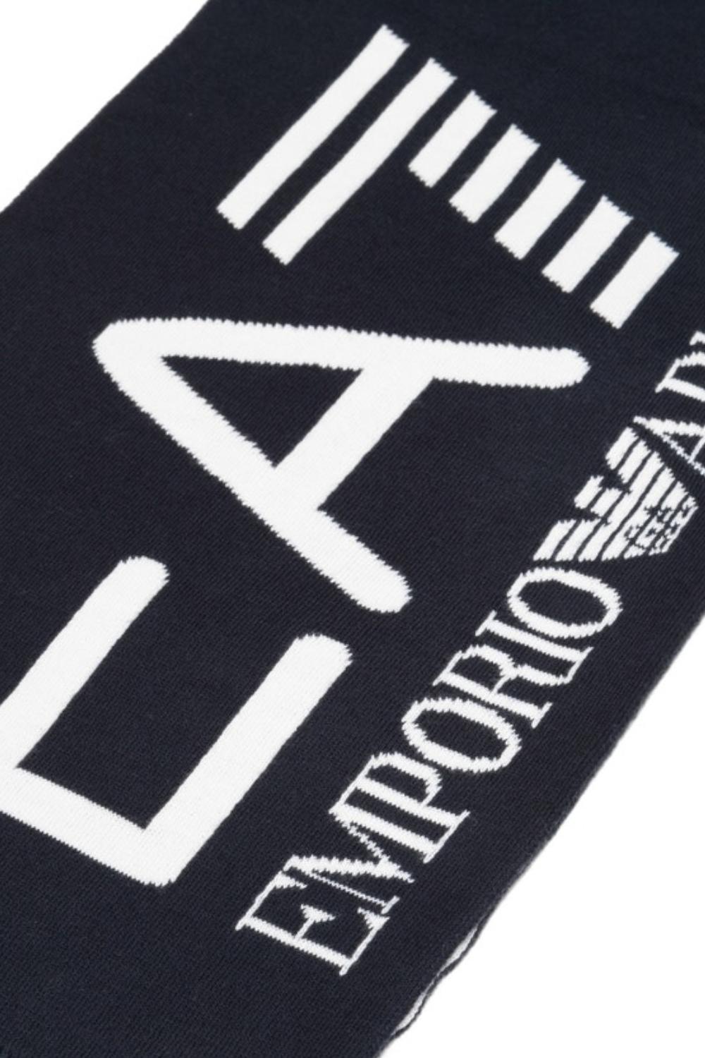 Sciarpa Visibility con maxi logo EA7 7X000007 AF11994MB038 EA7 Emporio Armani