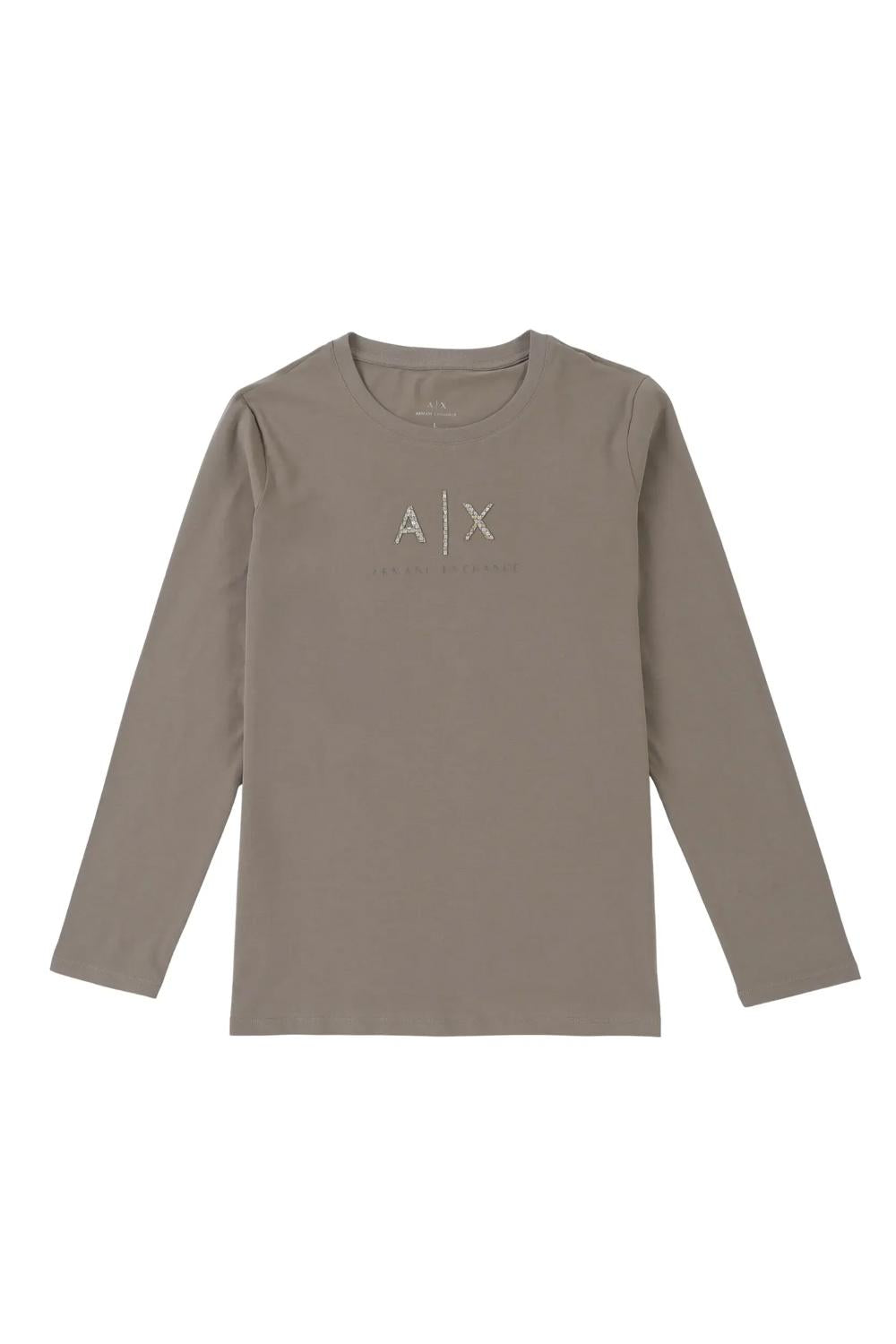 T-Shirt Girocollo Slim Manica Lunga A|X XW001365 AF16294U6242 Armani Exchange