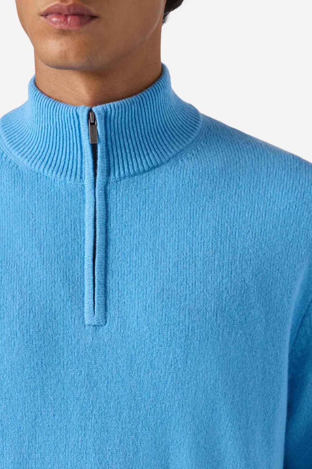 Maglia Jermyn con Collo a Mezza Zip JERM002 /00042I Mc2 Saint Barth