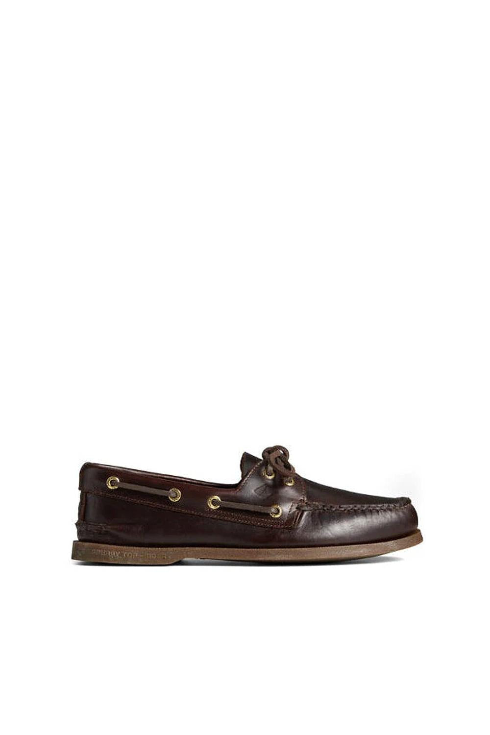 Mocassino Uomo Sperry AO 2 Eye in Pelle AO 2 EYE /AMARETTO LEATHER SMOOTH Sperry Top Sider