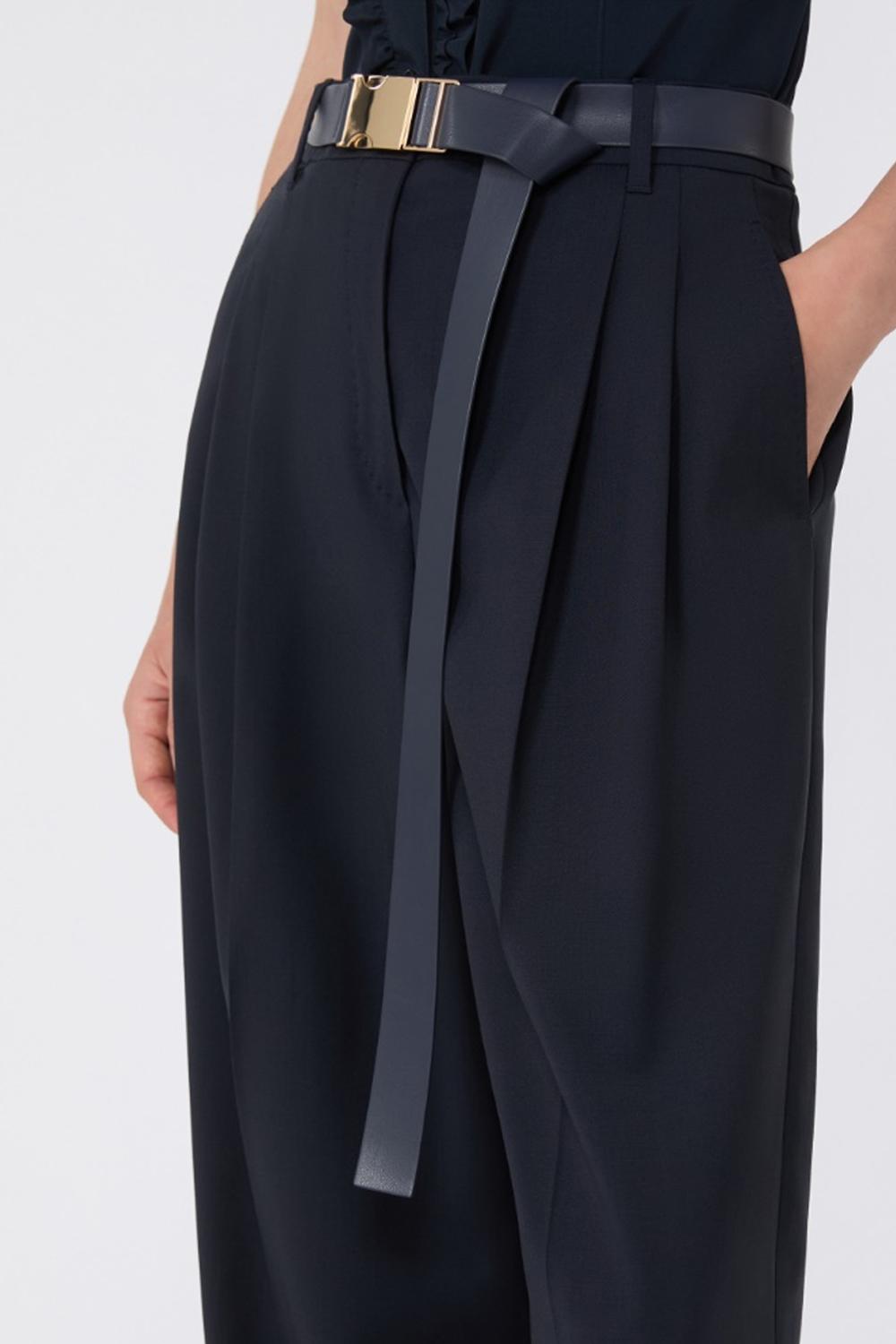 Pantalone in tela di lana<BR/> BERGAMO 001 Max Mara Studio