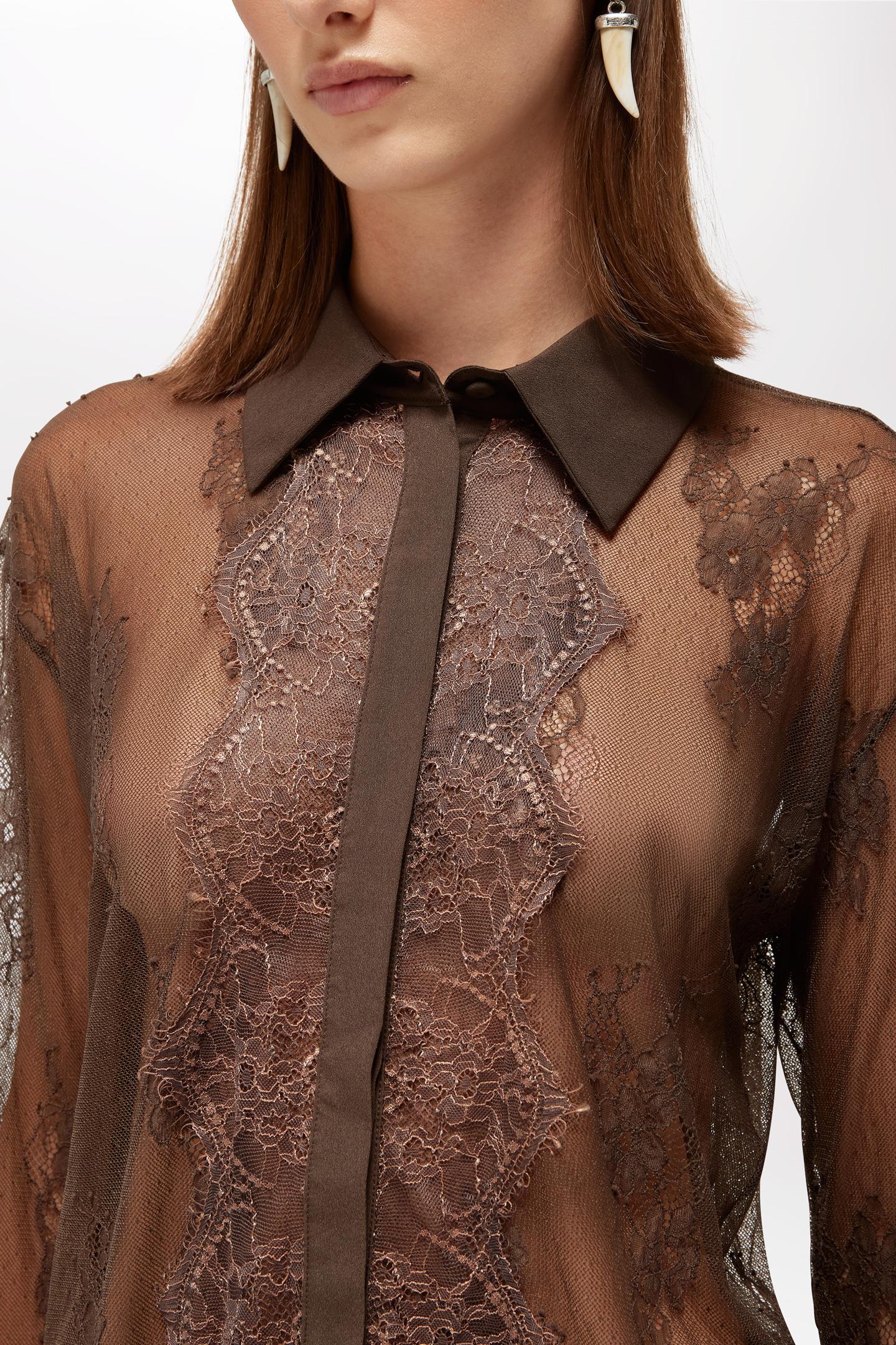 CAMICIA IN PIZZO RA6155 J390190913 Blugirl