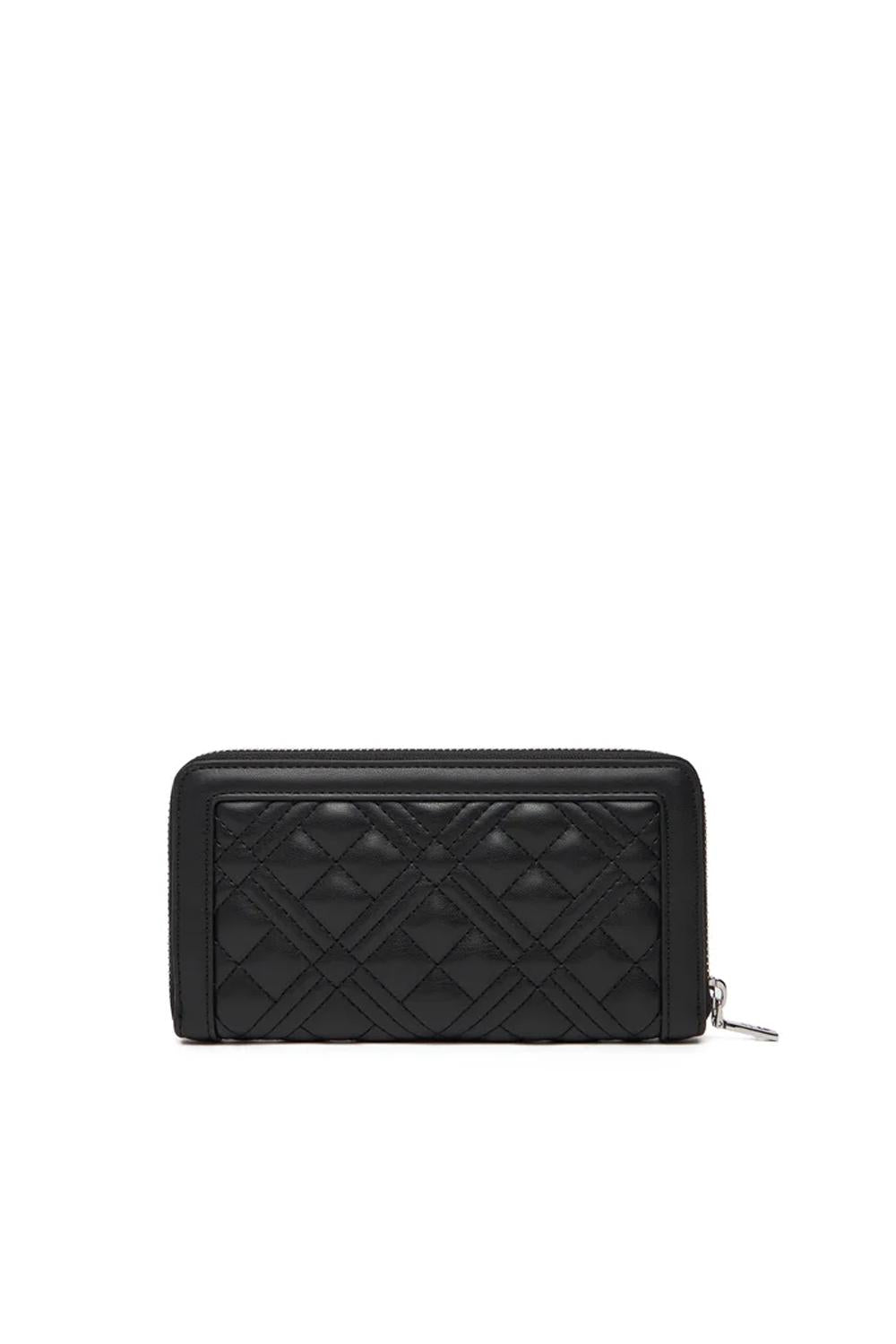 Portafoglio Grande QUILTED in Ecopelle Trapuntata JC5600PP1N LA000B Love Moschino
