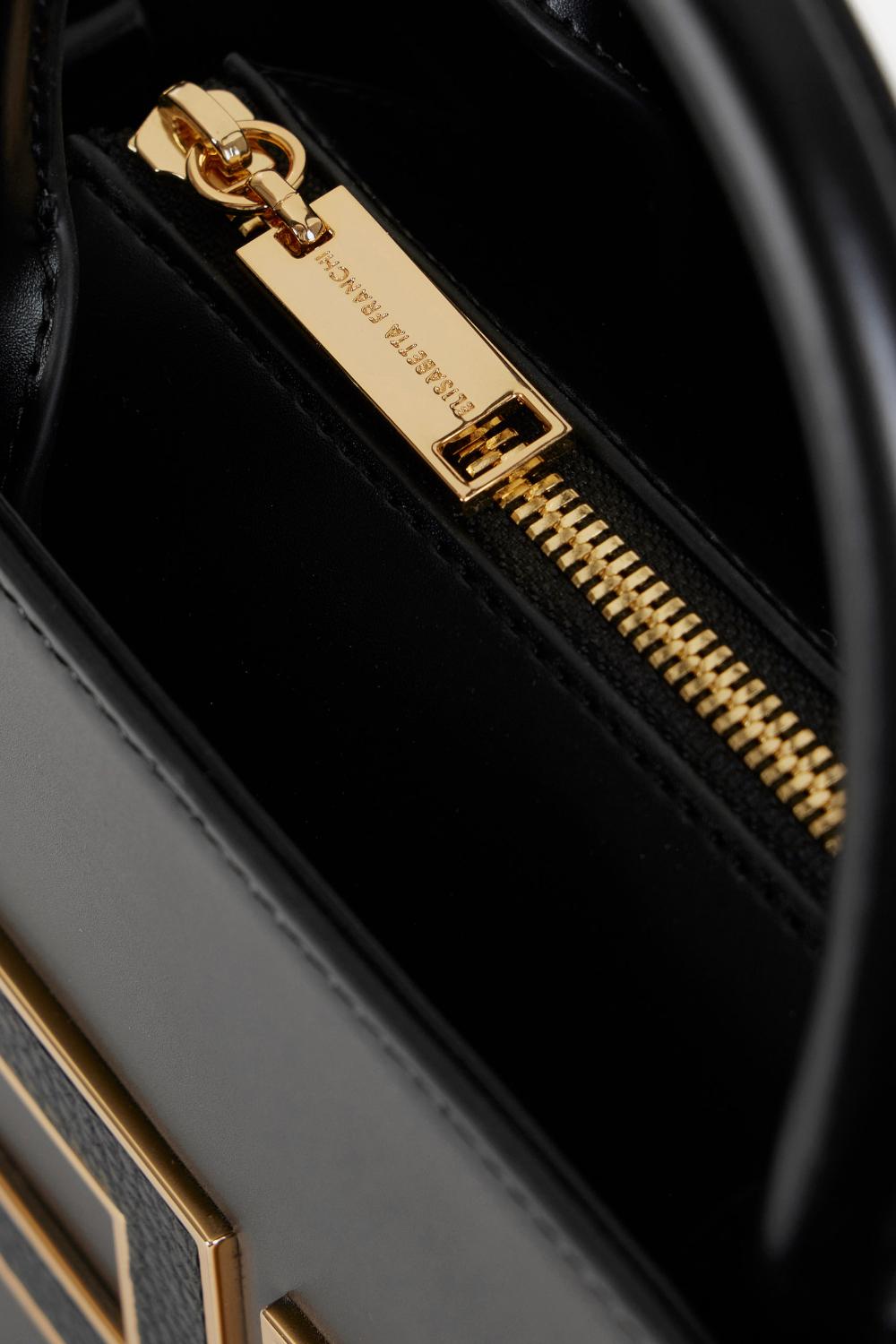 Tote piccola con logo<BR/> BS33A 56E2110 Elisabetta Franchi