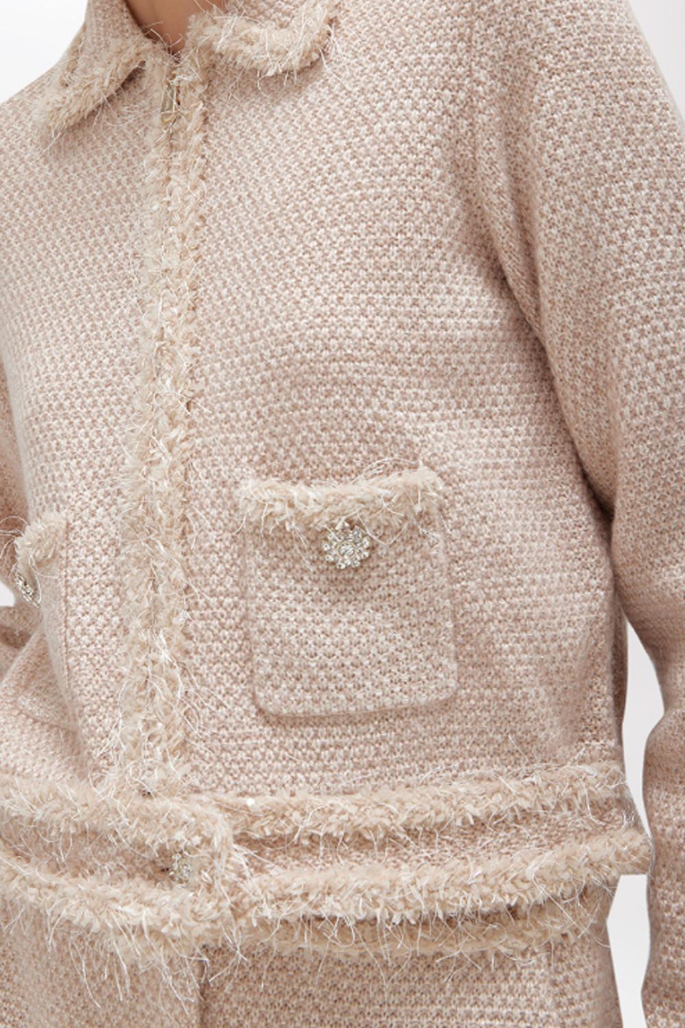 GIACCA IN MAGLIA MOULINÉ RF5152 MA950C3840 Blugirl