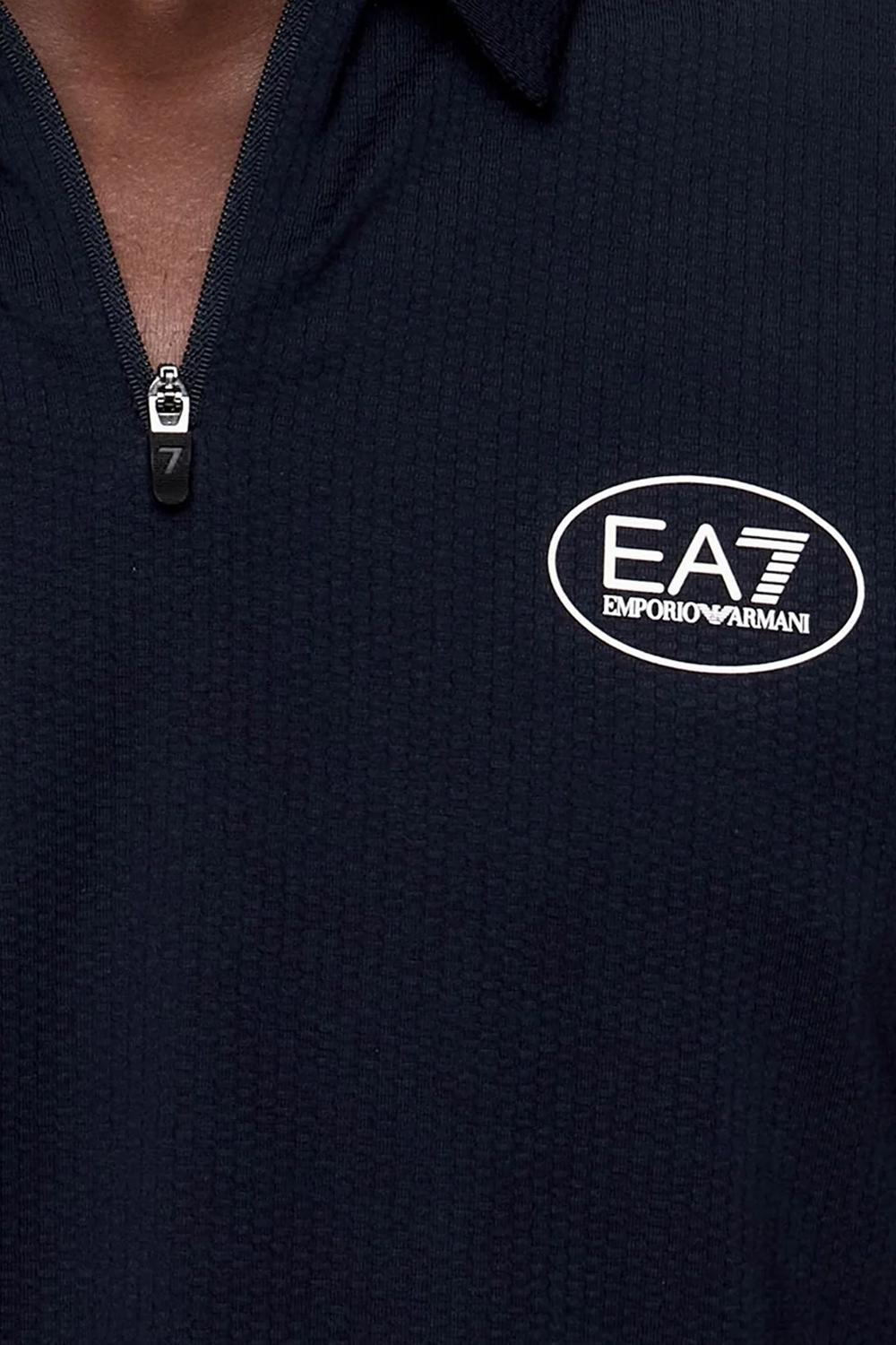 Polo a maniche lunghe Golf Pro in tessuto tecnico VENTUS7 7M000867 AF13755UB102 EA7 Emporio Armani