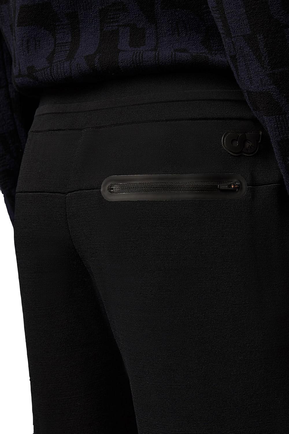 Pantalone Tuta 3D Knit Tessuta Senza Cuciture con Elastico in Vita ATA21568 BLACK Alpha Tauri