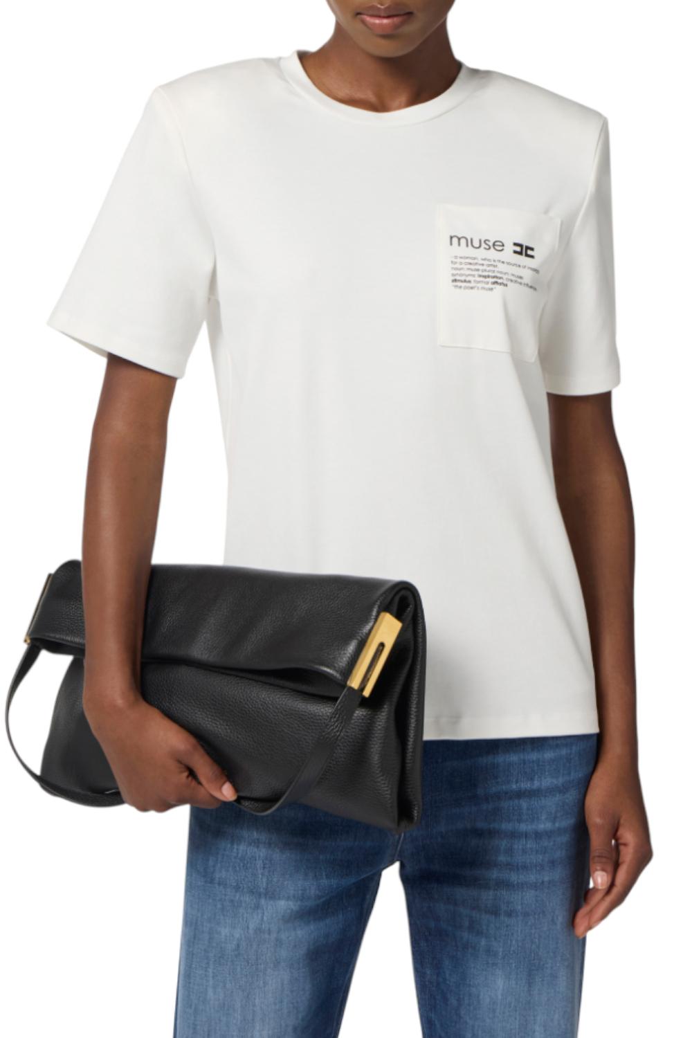 Tote in pelle<BR/> BS47N 56E2110 Elisabetta Franchi