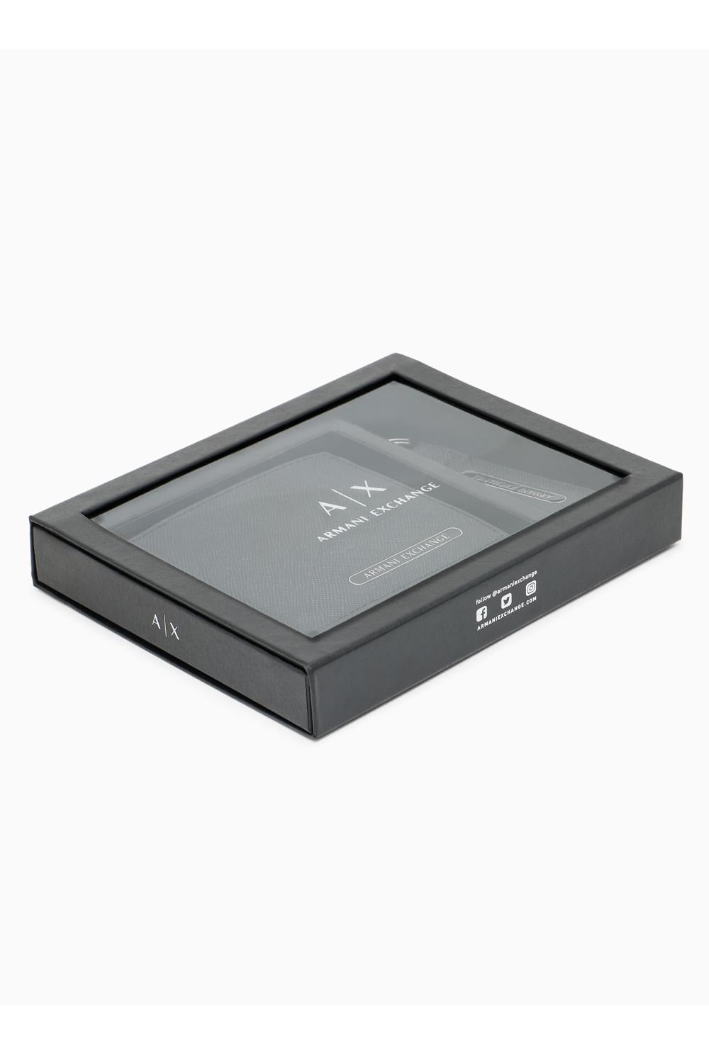 Set Portafoglio e Portachiavi in Pelle XM001275 AF12702UC001 Armani Exchange