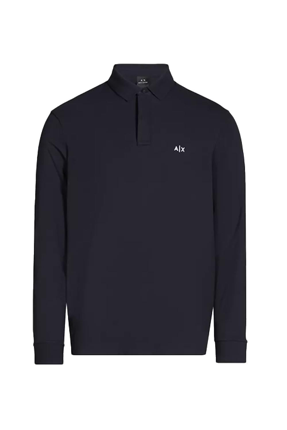 Polo a Manica Lunga con Bottoni Nascosti XM001288 AF17321UB101 Armani Exchange