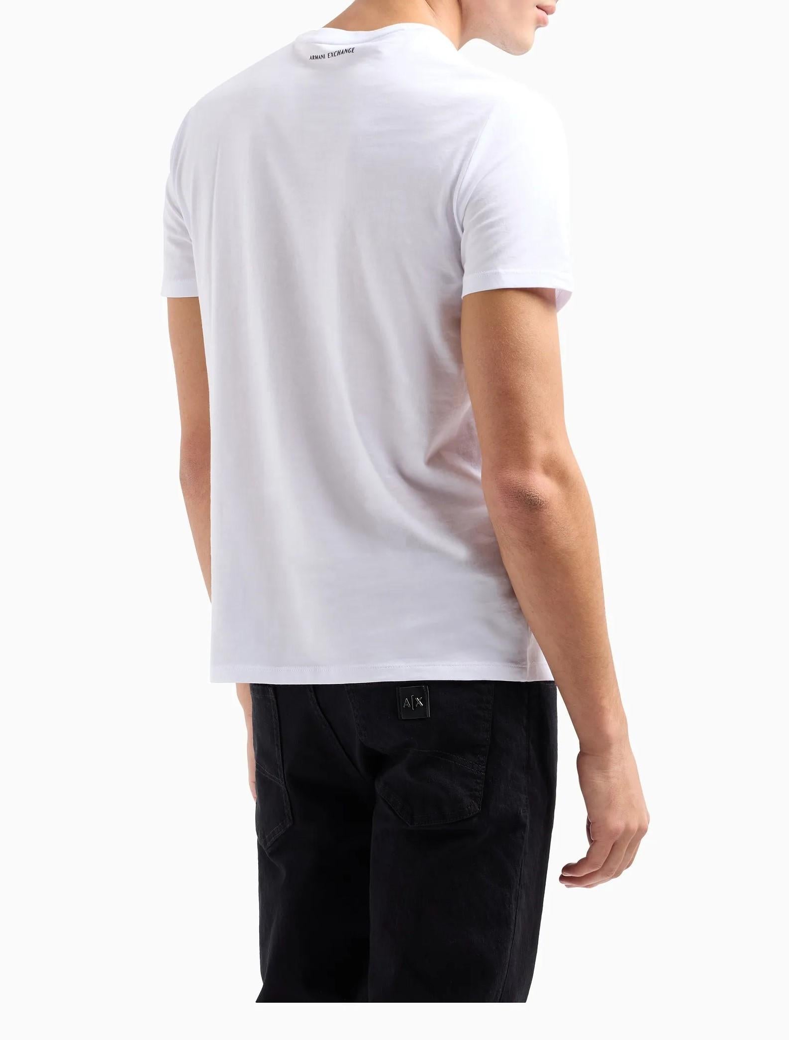 T-shirt con logo quadrato armani exchange<BR/> 8NZTCK Z8H4Z1100 Armani Exchange