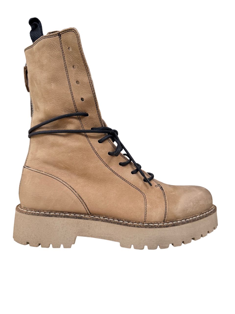 Stivale Scorpio Old in Pelle Martellata SCORPIO OLD NABUK FANGO Patrizia Bonfanti