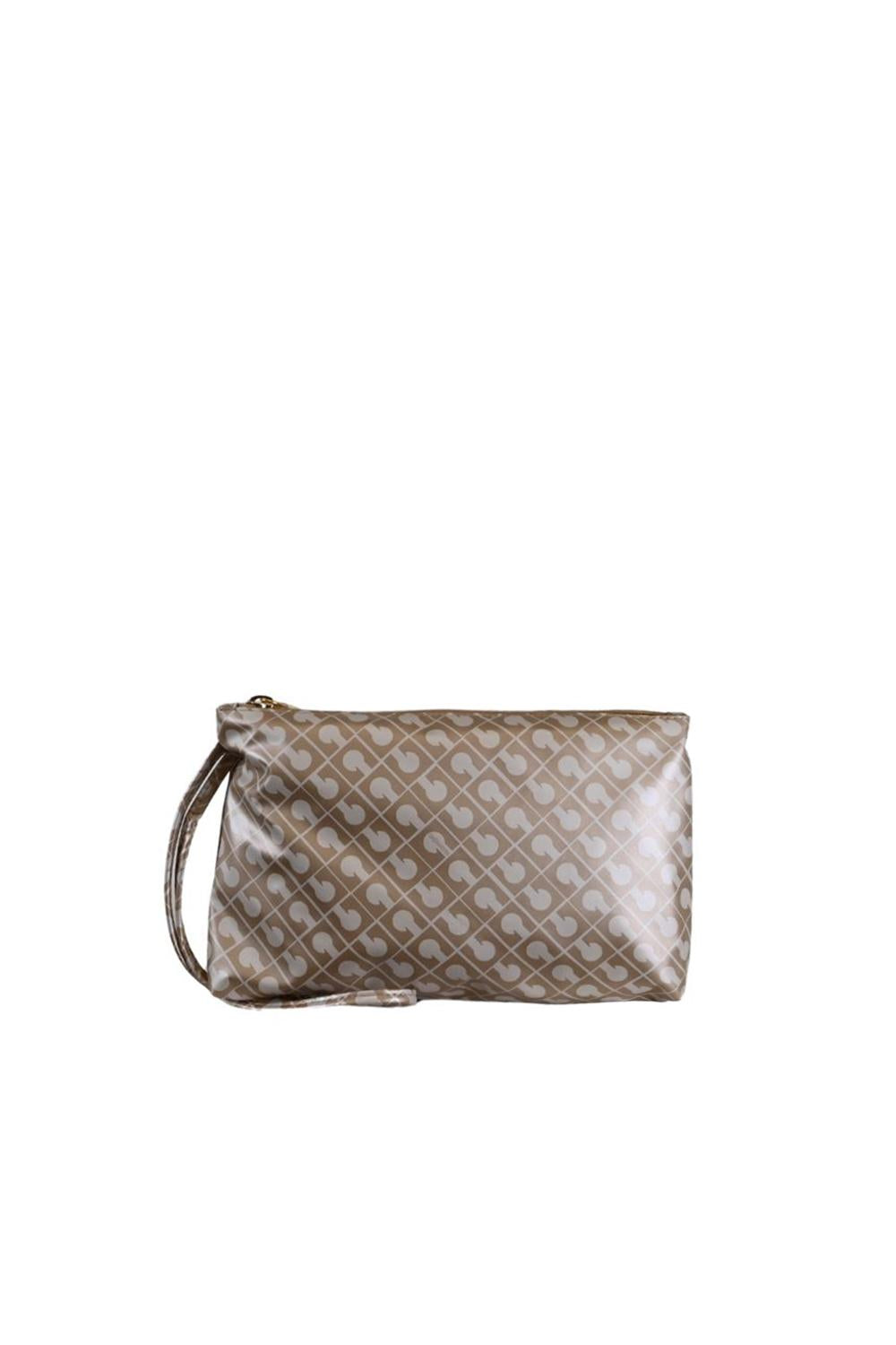 pouch in Softy con monogram di Gherardini GHB0243 CRETA Gherardini