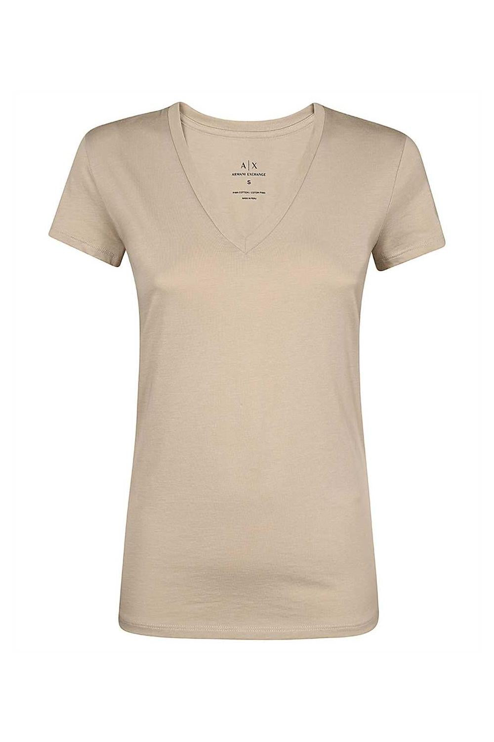 T-shirt Pima Cotton Scollo a V Armani Exchange 8NYTDH YJ16Z1786 Armani Exchange