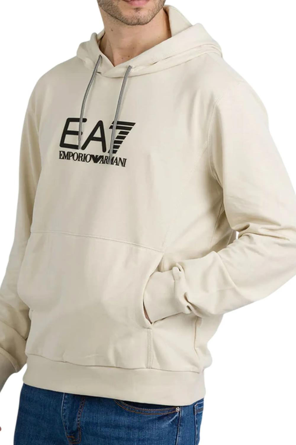 Felpa con Cappuccio Visibility EA7 Emporio Armani<BR/> 7M000230 AF13512M1013 EA7 Emporio Armani