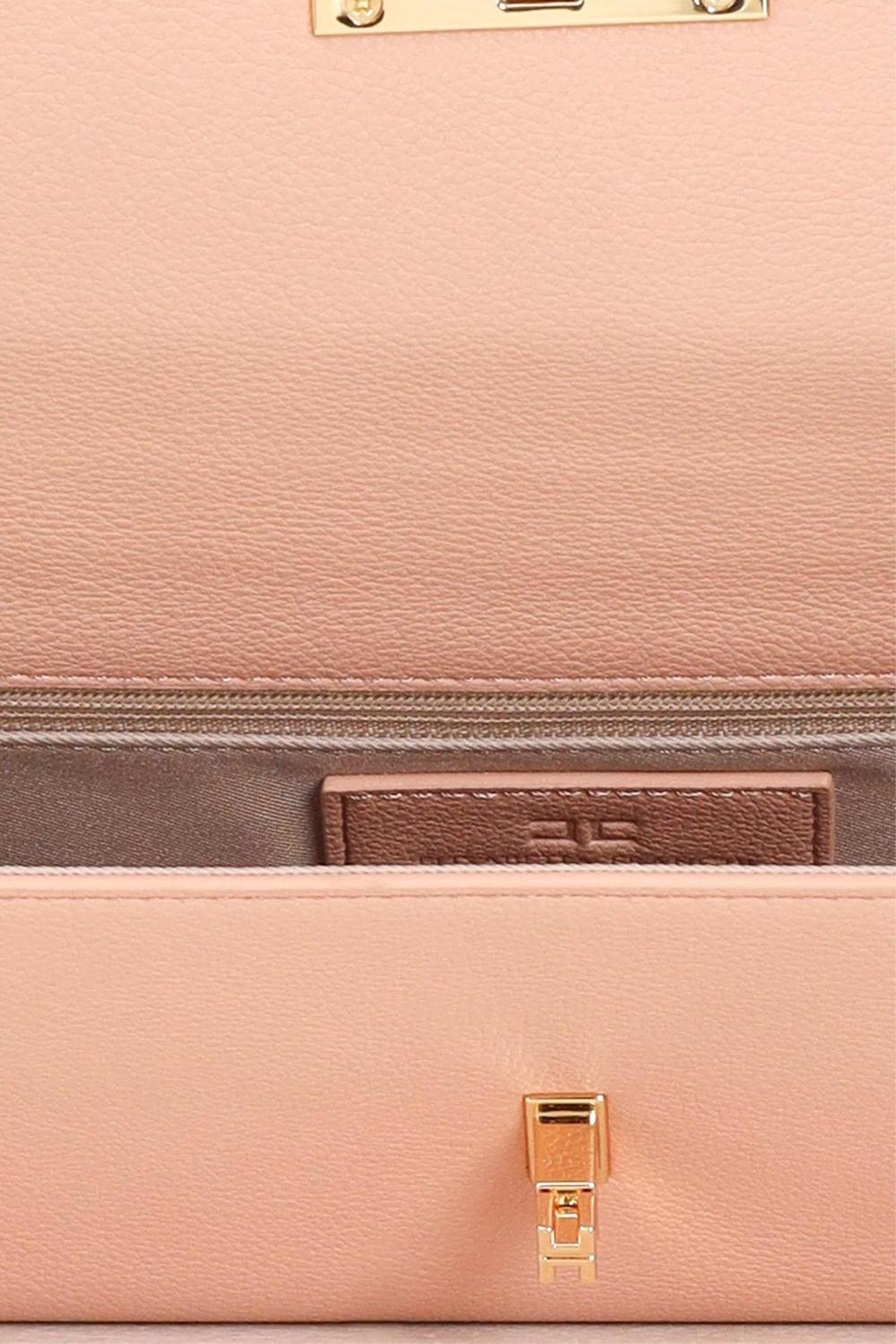 Baguette con tracolla e placca logo<BR/> BS32A 51E2181 Elisabetta Franchi