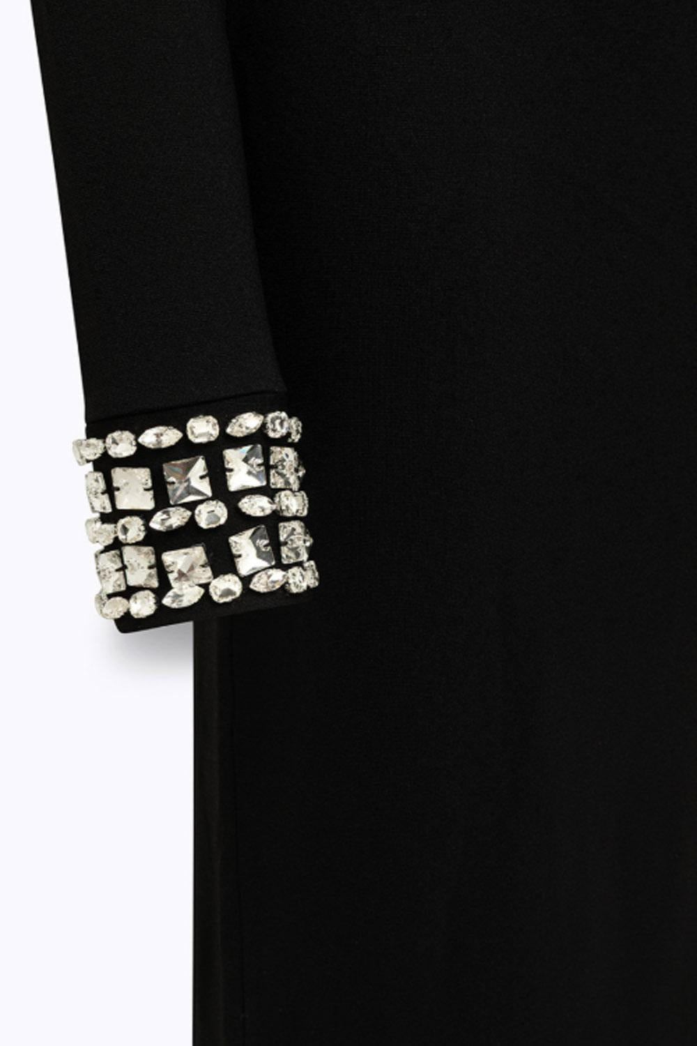 ABITO LUNGO IN JERSEY CON RICAMO RF5277 J476222222 Blugirl