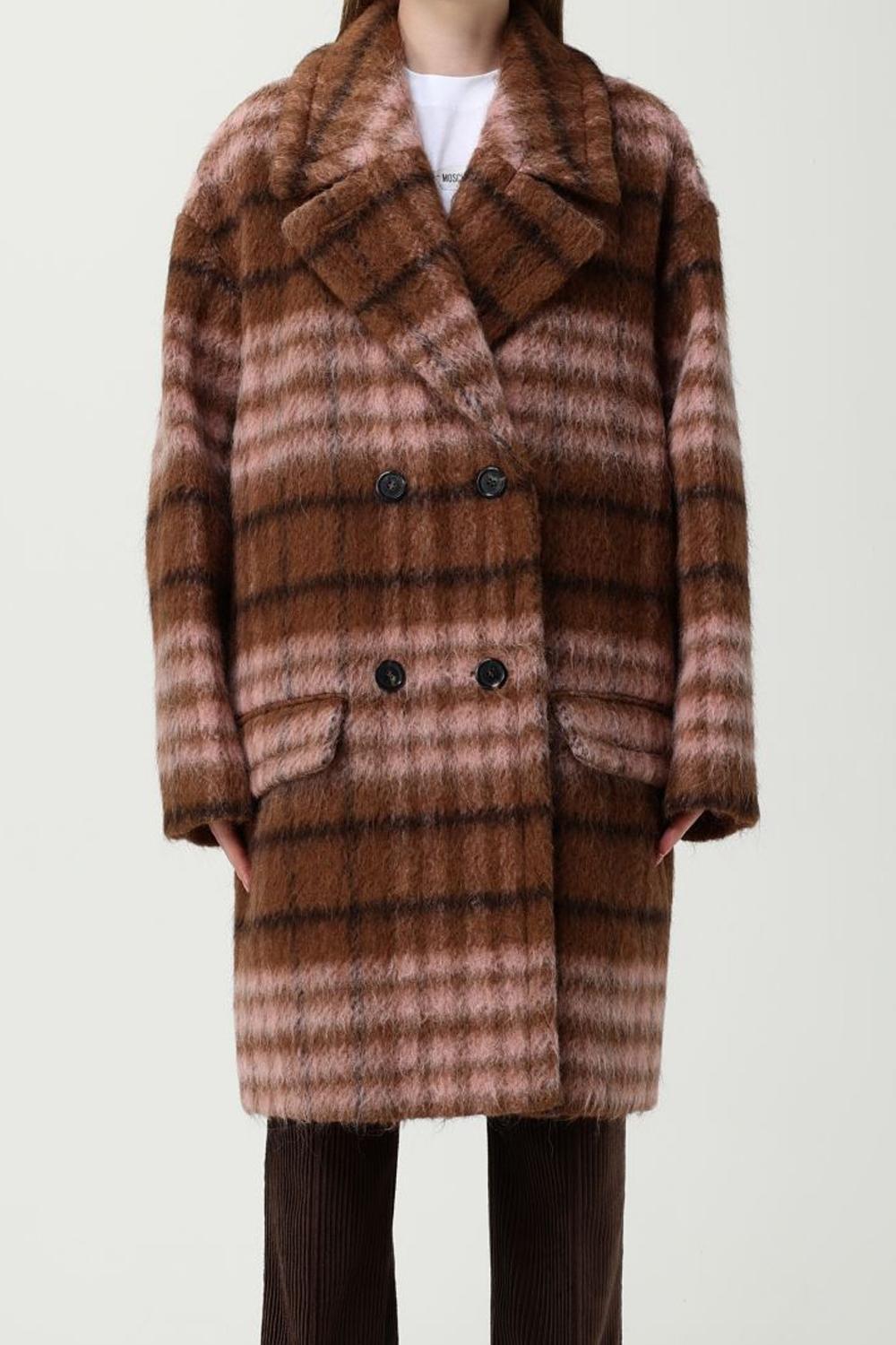 Cappotto oversize in tessuto soft 0604 55131096 Moschino Couture