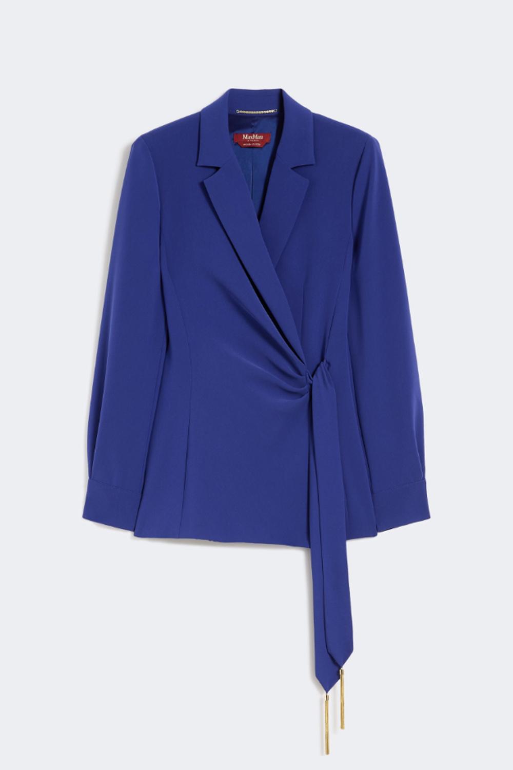 Giacca leggera in cady MSESKIPPER 067BLUETTE Max Mara Studio