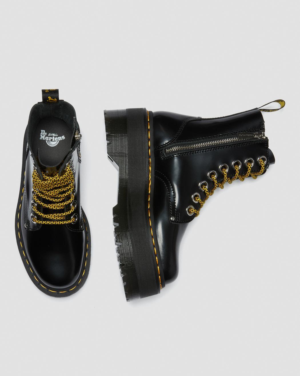 Stivali platform Jadon Max in pelle Buttero JADON MAX BUTTEROBLACK Dr. Martens
