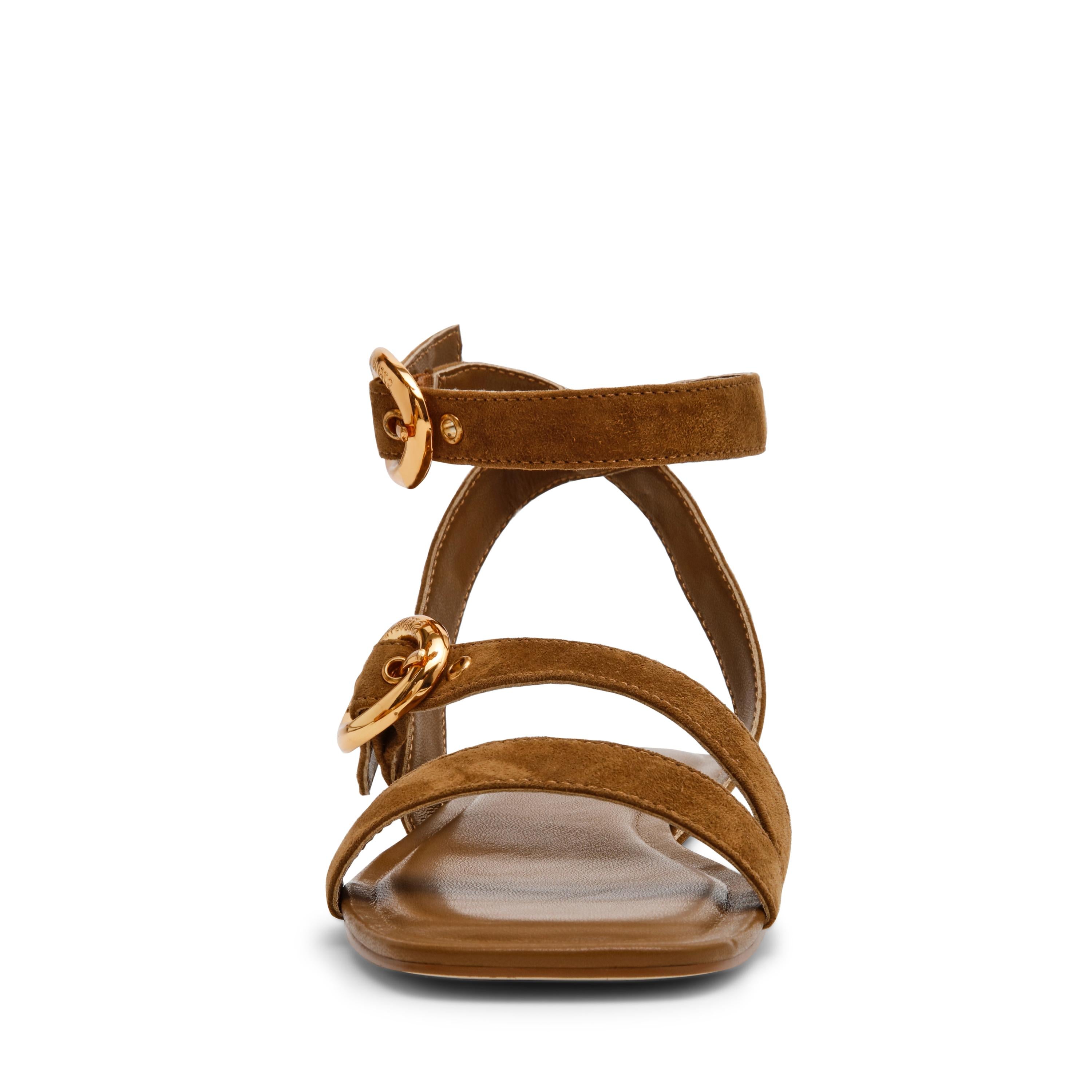KARMIN - sandalo basso con fibbie KARMIN CHSNUT SUEDE Steve Madden