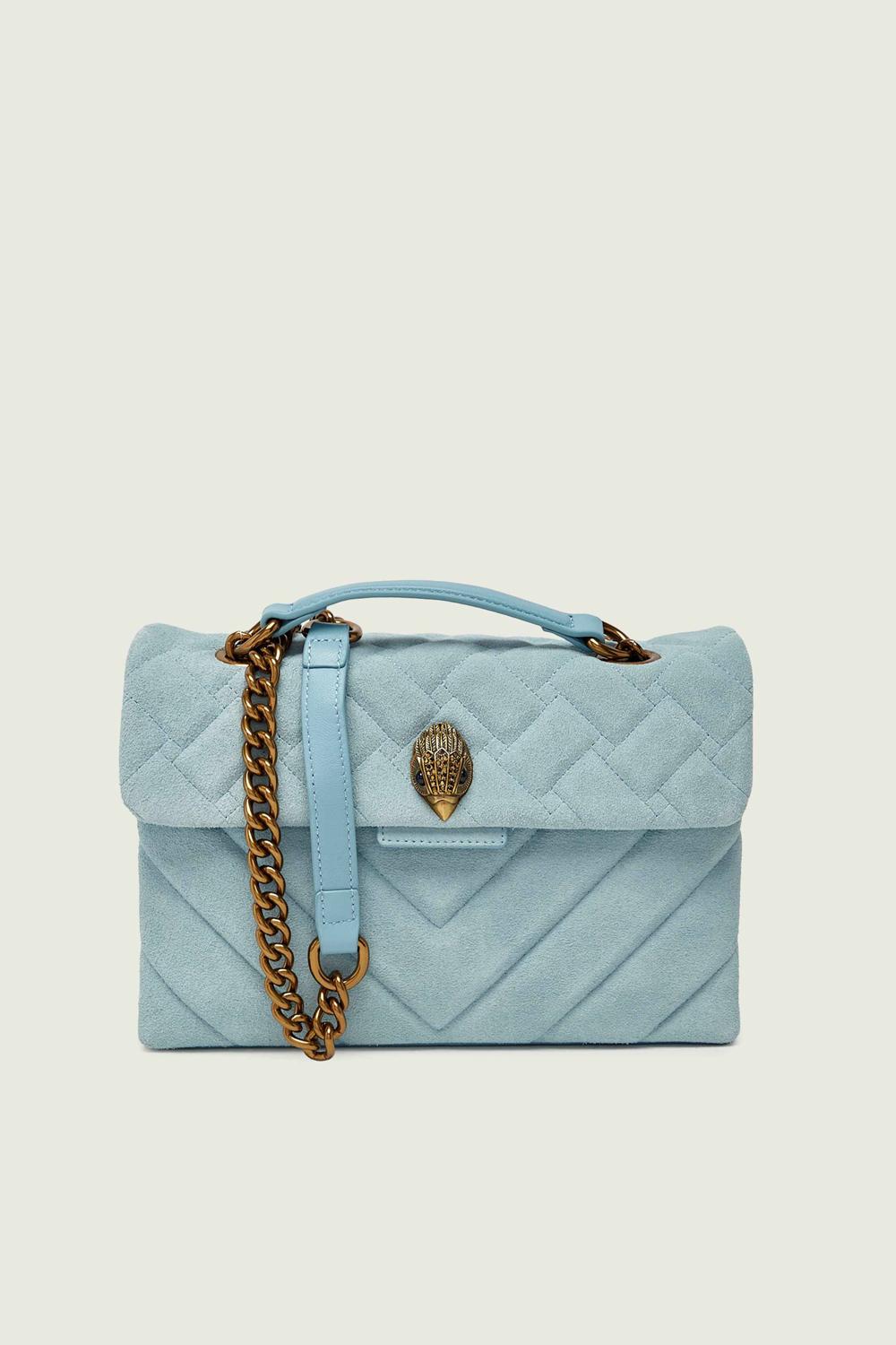 Leather Kensington Bag 5021582219 /BLUE Kurt Geiger London