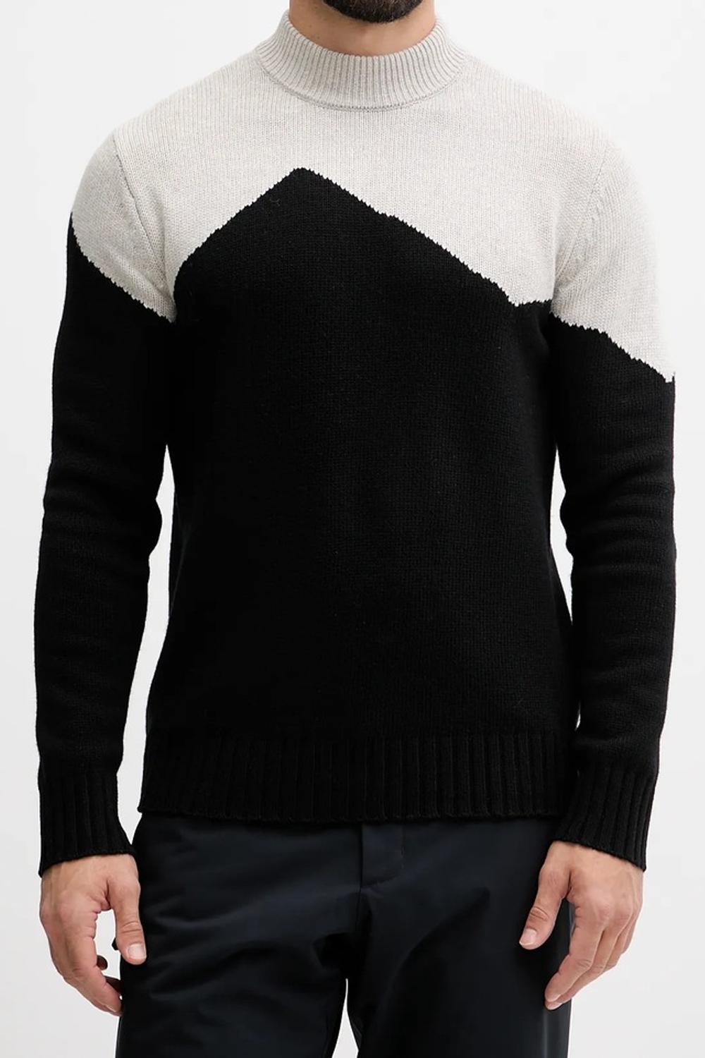 Maglione Mezzo Collo Bicolore 7M000504 AF14568MC011 EA7 Emporio Armani