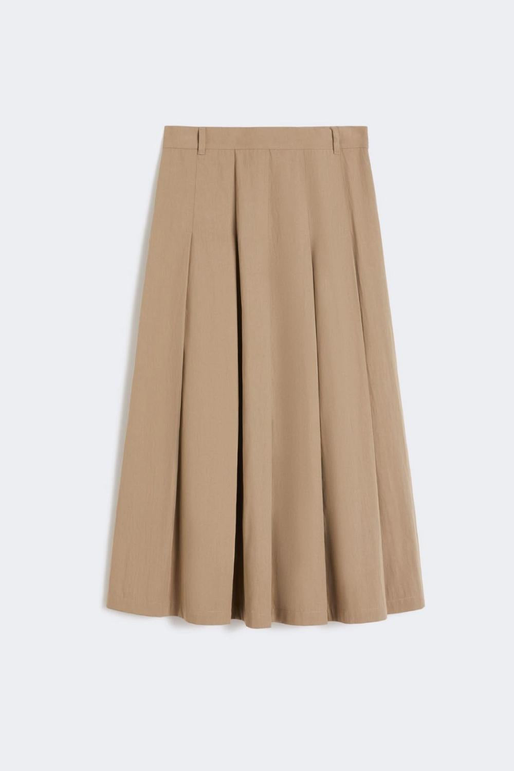 Gonna in gabardina lavata WKDORME 002NOCCIOLA Max Mara Weekend