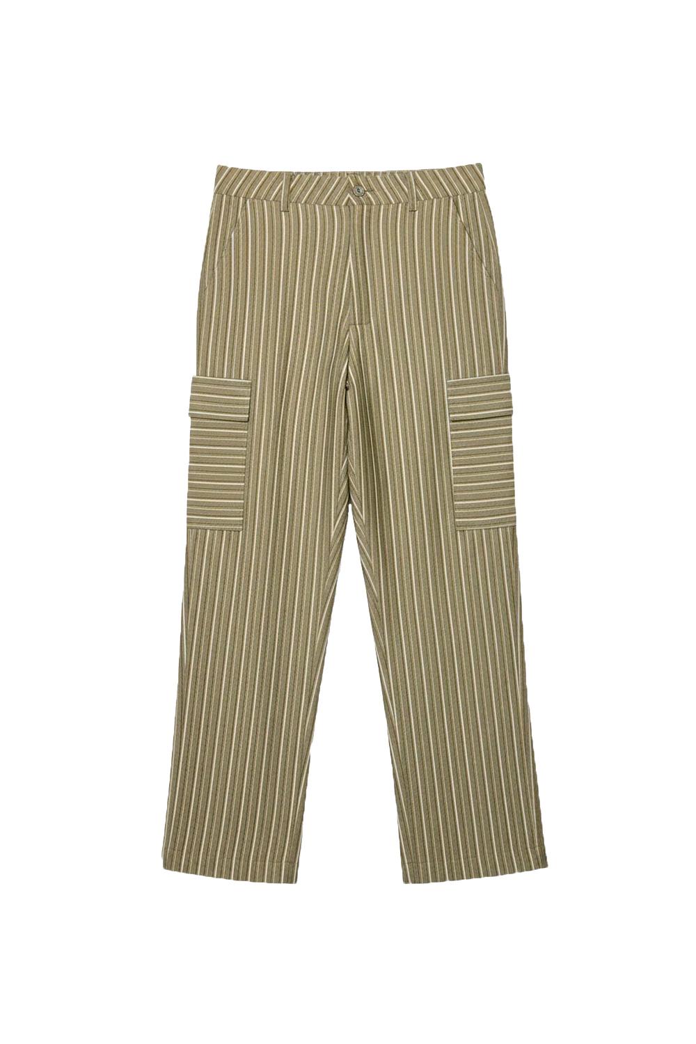 pantalone cargo a righe LX.CIRCE KHAKI NKN Nekane
