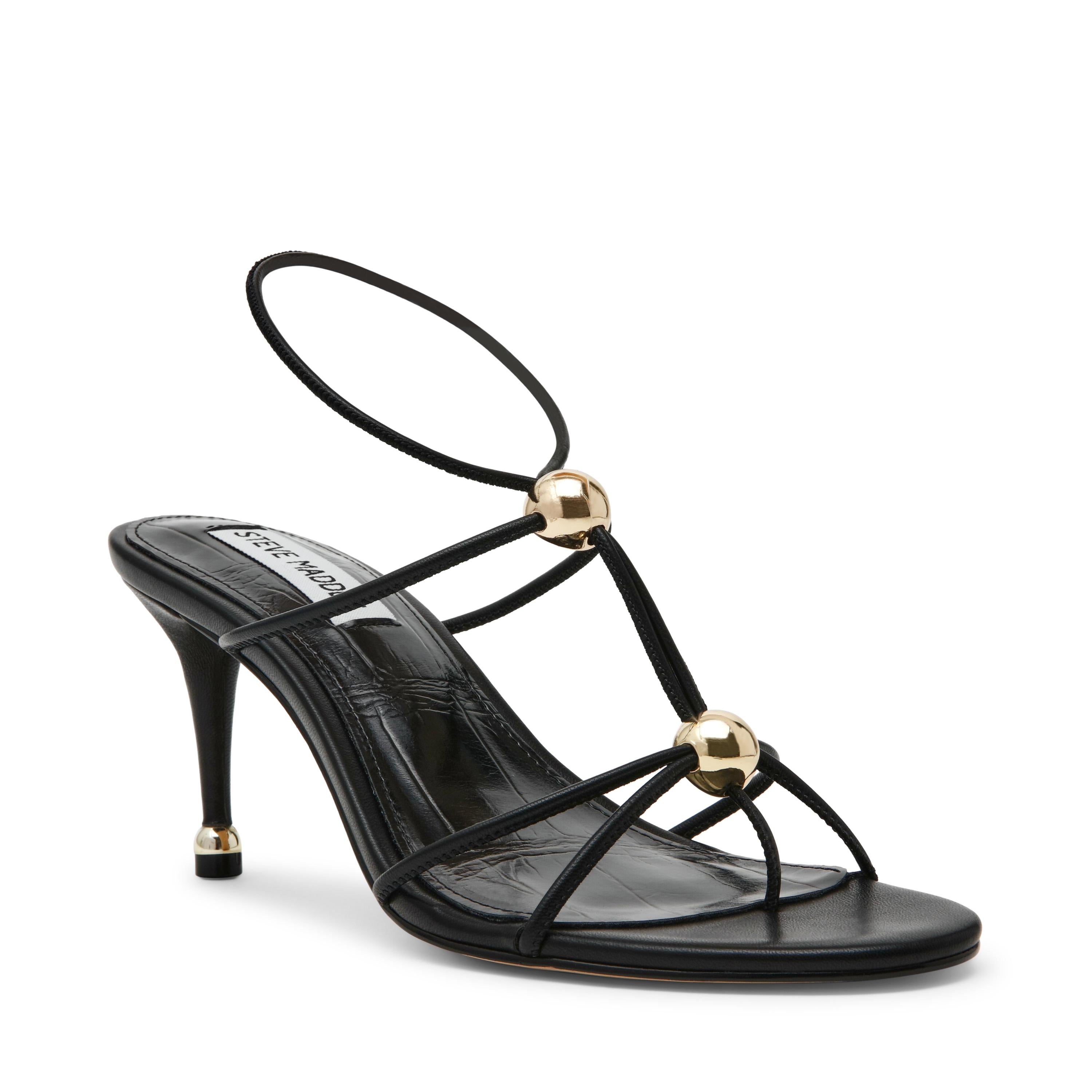 RAMOS - sandalo in ecopelle con tacco a spillo RAMOS BLACK Steve Madden
