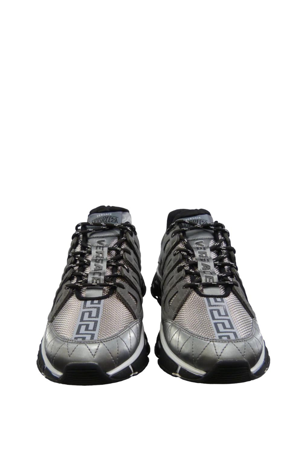 Sneakers Versace Trigreca in Nylon Argento DSU80941A058472 E180 Versace